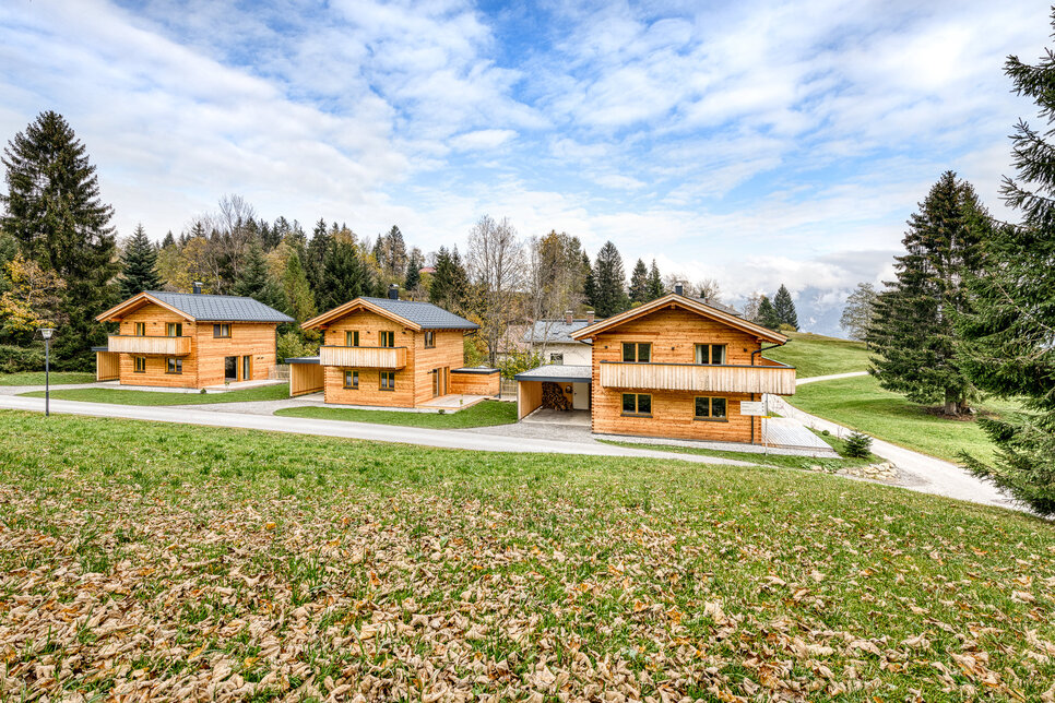 Die drei Chalets auf der Tschengla